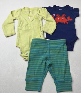 Mixed Clothes Lot Baby Girl NB Newborn Multicolor 3 Pieces - Picture 1 of 9