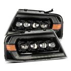 LED Projector Headlights Nova For 04-08 Ford F150 06-08 Lincoln Mark Alpha Black