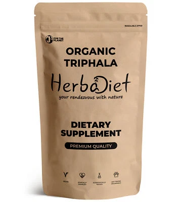 Bio TRIPHALA Pulver STARK effektive Verdauungsunterstützung Darmreinigung Entgiftung - Bild 1 von 3