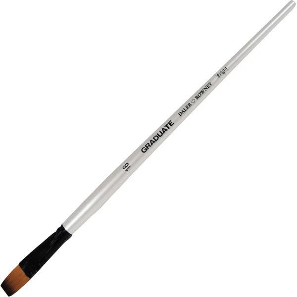 Daler Rowney Graduate Synthetic Bright Long Handled Brush Size 16 - Image 1 of 1