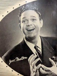 James Melton 1947 Booking Ad Musical Performer Concert Tenor - Picture 1 of 2
