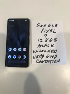 Google Pixel 7 - 128 GB - Black (Unlocked) Very Good Condition. Phone Only. - Photo 1 sur 2