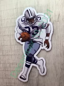 2021 TONY DORSETT MAGNET VECTOR ART DALLAS COWBOYS THROWBACK NFL - Foto 1 di 1