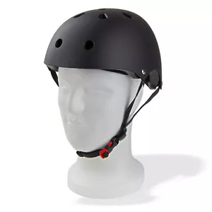 Skaterhelm Schutzhelm Fahrradhelm BMX Skater Inliner Helm Gr. S 44-48 cm schwarz - Bild 1 von 6
