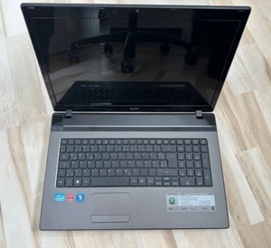 Acer Aspire 7750G Notebook 17,3" Intel Core i5-2450M, 8GB RAM, 500GB HDD defekt! - Bild 1 von 12