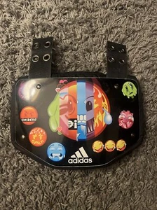 New Adidas NEXT LEVEL BACKPLATE Chrome Black Football One Size Fits All - Picture 1 of 3