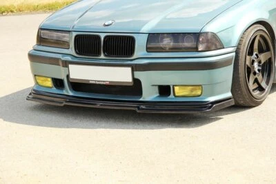 Cup Spoilerlippe Front Ansatz V.1 passend für BMW M3 / 3 M-Paket E36 Coupe schwa - Bild 1 von 4
