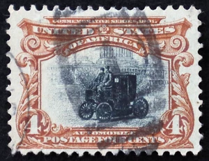 U.S. Used Stamp Scott #296 4c Pan-American, XF. CDS "1" Duplex Cancel. A Gem! - Picture 1 of 2