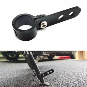 Black 20-22mm Kickstand Side Stand Extension Foot Pedal Assistant Tool Support - Picture 1 of 7