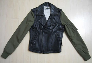 [William Rast] Leder Reiter Jacke Neu ohne Etikett Marke Justin Timberlake  - Bild 1 von 1