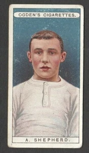 Cigarette Card Ogden's Famous Footballers 1908 A Shepherd of Bolton Wanderers 20 - Picture 1 of 2