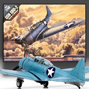 KIT MODELO ACADEMY 12335 1/48 USN SBD-2 'BATTLE OF MIDWAY' - Imagen 1 de 4