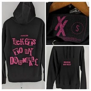 Machine Gun Kelly Official Tickets To My Downfall Black Pink Hoodie Small MGK - Picture 1 of 5