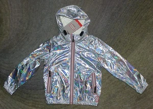Chaqueta Hunter Kids Original Shell Embalable Plateada - Talla 5-6 - Nueva con Etiquetas - Imagen 1 de 4
