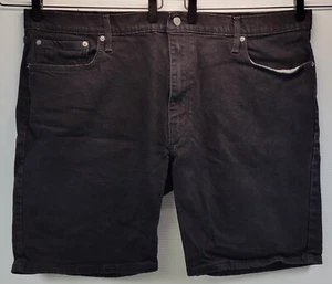 G) Levi's Men 405 Denim Black Jean Shorts 10" Inseam Size 44 - Picture 1 of 11