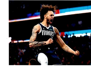 DALLAS MAVERICKS DERECK LIVELY II SIGNED 8X10 - Picture 1 of 1