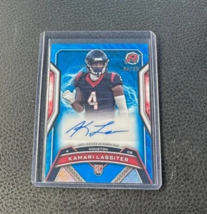 2024 Topps Resurgence Kamari Lassiter Rookie refractor azul automático 39/99 - Imagen 1 de 1