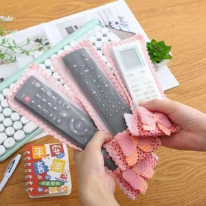 Bow Lace Fabric Remote Control Cover Dust Cover Protective Cover J4C6 GXR E0X4 - Picture 1 of 30
