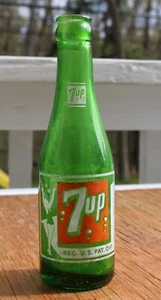 Vintage 1960's The "Fresh Up" Drink 7up Bottle - Picture 1 of 6
