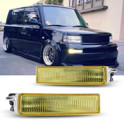 For 2003-2007 Scion XB Fog Lights Front Bumper Lamps Yellow Lens w/ Switch Kit - Изображение 1 из 4