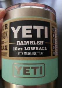 🔥YETI Rambler 10 oz. Lowball w/ Magslider Lid (Seafoam) Brand New🔥 - Picture 1 of 3