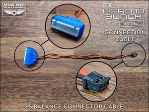 Cavo connettore di alimentazione piombo bilanciamento LiPo GoPro Hero 10 ossa nere 3S, 4S o 6S - Foto 1 di 6
