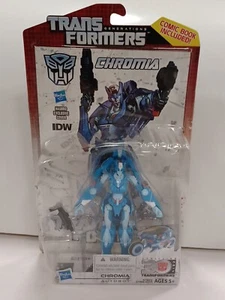 Hasbro Transformers Generations CHROMIA 2014 Autobot with IDW Comic NEW SEALED - Picture 1 of 3