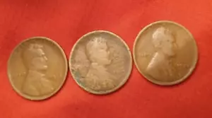 1918,1919,1920 Weizen Pennies Woody Planchet auf der 19 - Bild 1 von 8