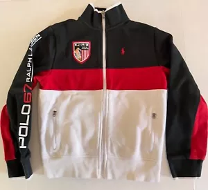 POLO RALPH LAUREN Alpine Racing 67 Colorblock Full Zip Up Jacket Size M (Bx 22) - Picture 1 of 10