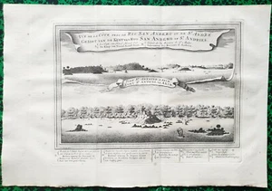 XVIII ème- Ghana - Beau Plan Rio St André - Prévost / Bellin & Schley 39x27 1746 - Picture 1 of 3