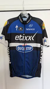 *LKNEW*FREE SHIP* 2016 Vermarc Etixx Quick Step Pro Cycling Team Jersey LG - Picture 1 of 5