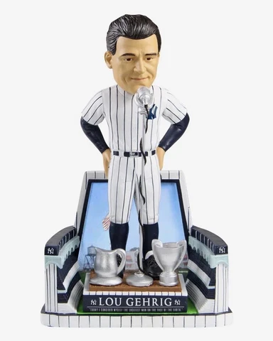 LOU GEHRIG New York Yankees Legend “Luckiest Man Speech” Bobblehead #/444 NIB! Cover