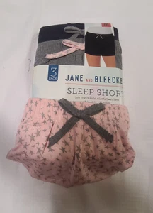 JANE AND BLEECKER Women's 3 Pair Sleep Shorts Size MED Soft Stretch Modal