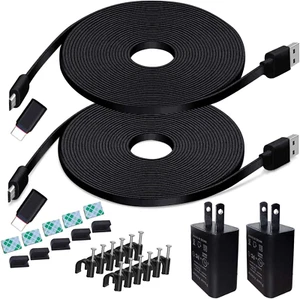 26FT Power Extension Cable Charger for Blink Outdoor 4(4Th Gen)/(3Rd Gen)/Xt2,Wy - Picture 1 of 12