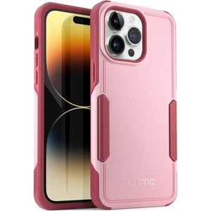 Funda para iPhone 14 Pro Max | Poética Ligera Delgada Cubierta Antigolpes Rosa Claro - Imagen 1 de 6