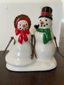 Department 56 Mr. & Mrs Snowman Brand NEW - Picture 1 of 2