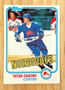 1981-82 TOPPS PETER STRASTNY ROOKIE CARD #39 NR-MINT NORDIQUES BLUES DEVILS HOF - Bild 1 von 2