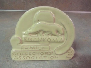 FRANKOMA FFCA 1998 DESERT GOLD PLAKETTE SCHILD MIT PUMA - Bild 1 von 4