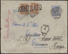 GREAT BRITAIN, 1907. Due Cover KEVII 131, J7-8, Bradford - Genoa - Rome