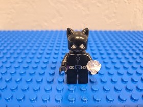 LEGO Catwoman Short Legs Minifigure Super Heroes Mighty Micros 76061 Sh0243