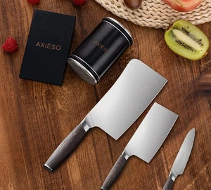 AXIESO Rolling Knife Sharpener – 20° Magnetic Angle Rolling Sharpener - Picture 1 of 4