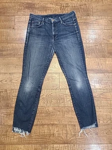 Mother Denim Jeans The Looker Ankle Step Fray Damen Größe 29 Raw Hem  - Bild 1 von 7