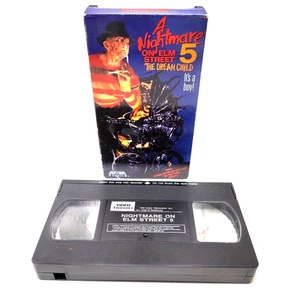 A Nightmare On Elm Street 5 The Dream Child 1989 Media Standard Play VHS Horror - Picture 1 of 6