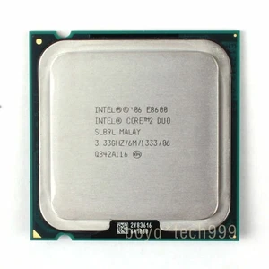 INTEL CORE 2 DUO E8600 PROCESSOR 3.33GHZ/6M/1333 (SLB9L) LGA 775 CPU - Picture 1 of 1