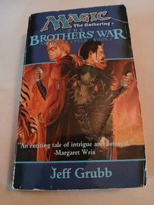Mtg Book Brother's War by Jeff Grubb 1998 Magic The Gathering 1st Printing - Picture 1 of 4