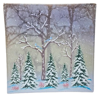 Yankee Candle WINTER SCENE Candle Bandeja Plato - Envío Gratis Foto 1 de 2