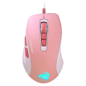 ROCCAT Gaming Mouse Kone Pure Ultra Wired PVC Coral Bloom/Pink Optical/16K/Side - Picture 1 of 5