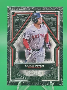 2025 Topps Tier One #60 Rafael Devers /99 Silver Foil - Bild 1 von 2