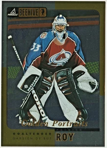 1997-98 Pinnacle (Beehive) 5 x 7 "Golden Portraits" Jumbo SP # 19 Patrick Roy! - Foto 1 di 2