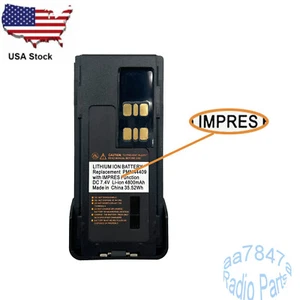 IMPRES Batteria 4800mAh Hi-Cap per PMNN4409 XPR3300 XPR3300e XPR7550 XPR7550e - Foto 1 di 5